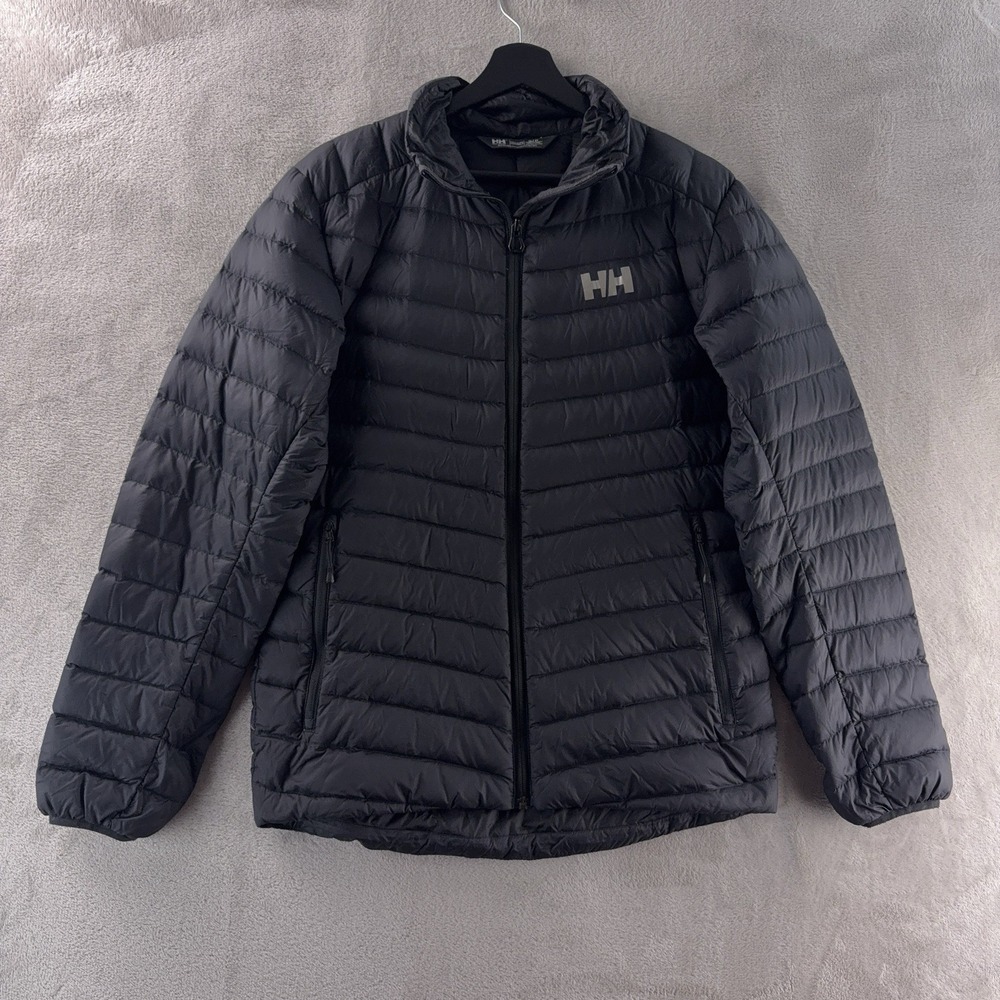 Helly Hansen Verglas Puffer Jacket Mens Size‎ Small Black Insulated Casual